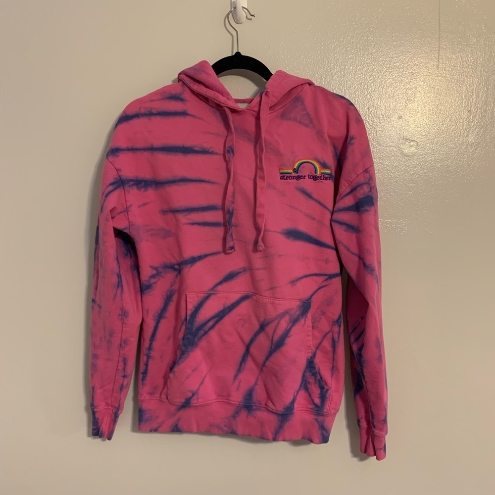 Barry’s Bootcamp Tie Dye Pride Hoodie Sweatshirt